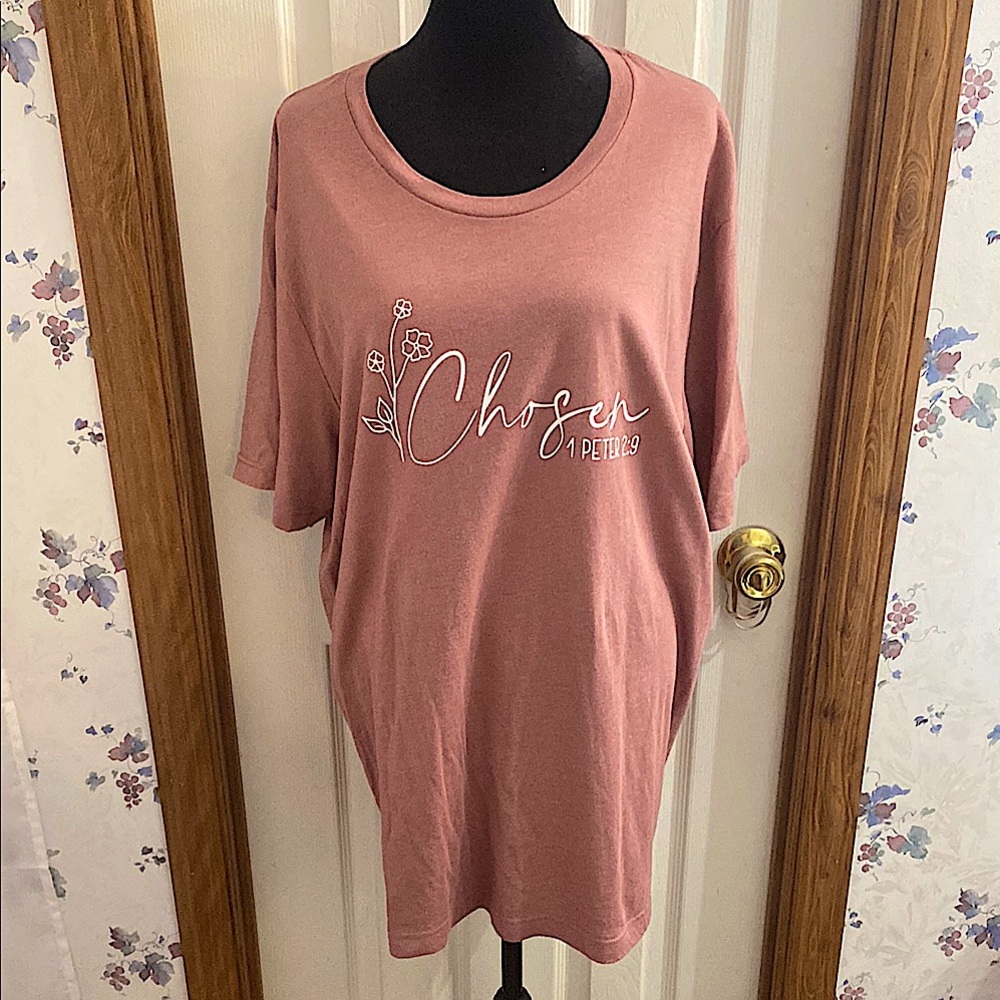 Christian Inspirational T-Shirt “Chosen” 1 Peter 2:9 Very soft & comfortable